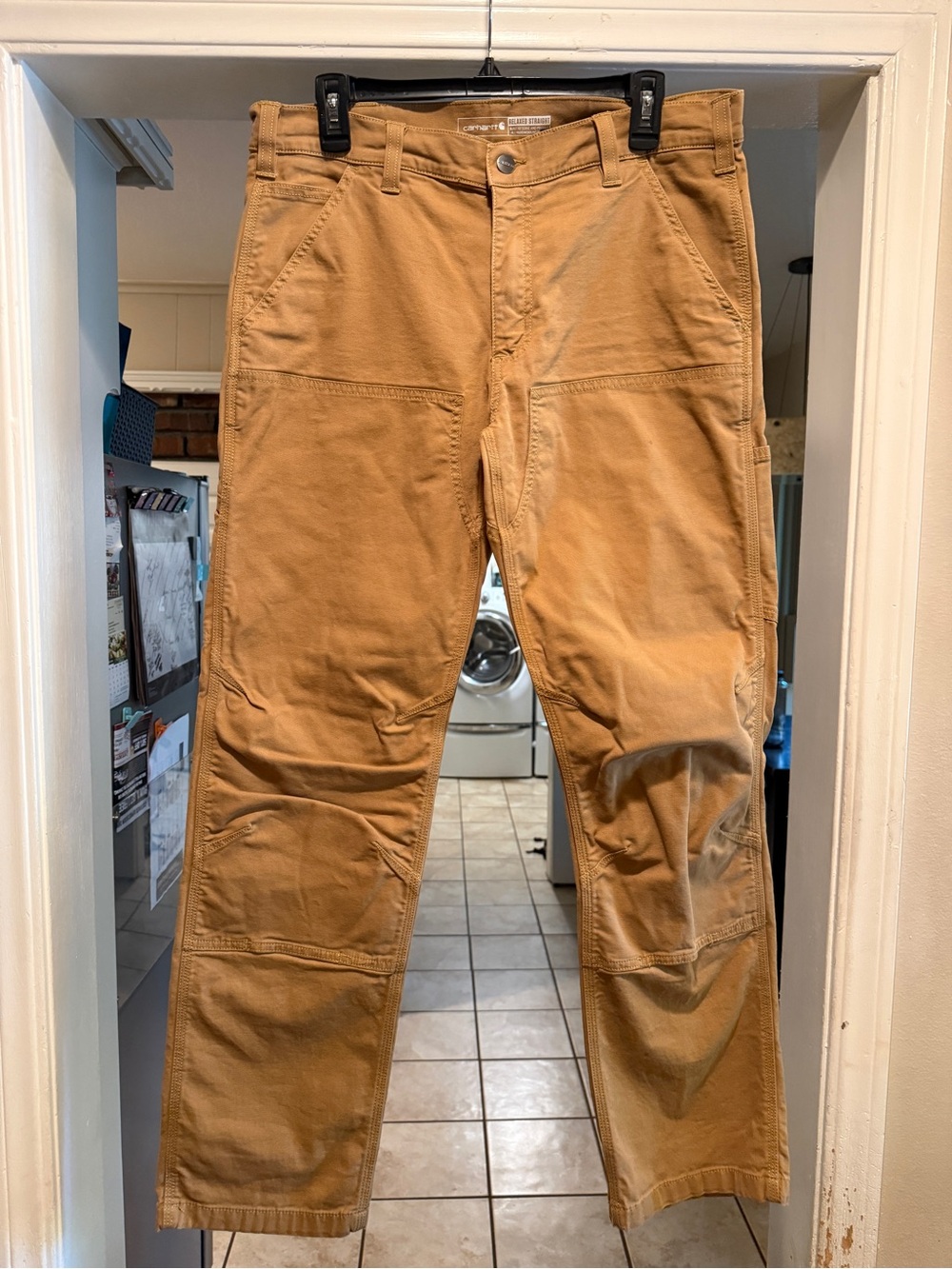 Carhartt Men's Relaxed Straight Rigby Double-front Dungaree- 34x32